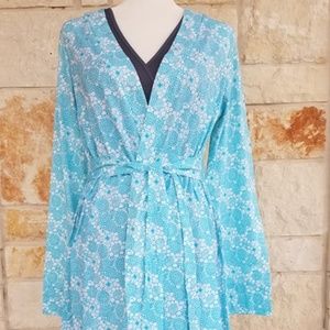 NEW 100% Cotton Maternity Nursing Robe SM MED